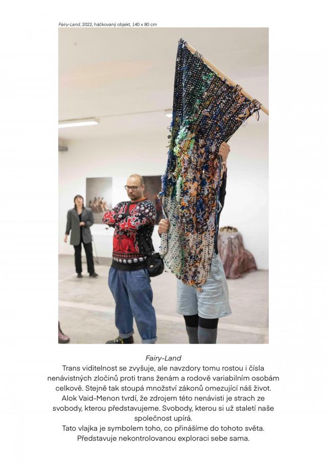 Denie Kony, Fairy Land, textilní objekt, 80 x 140 cm - do 06/2024