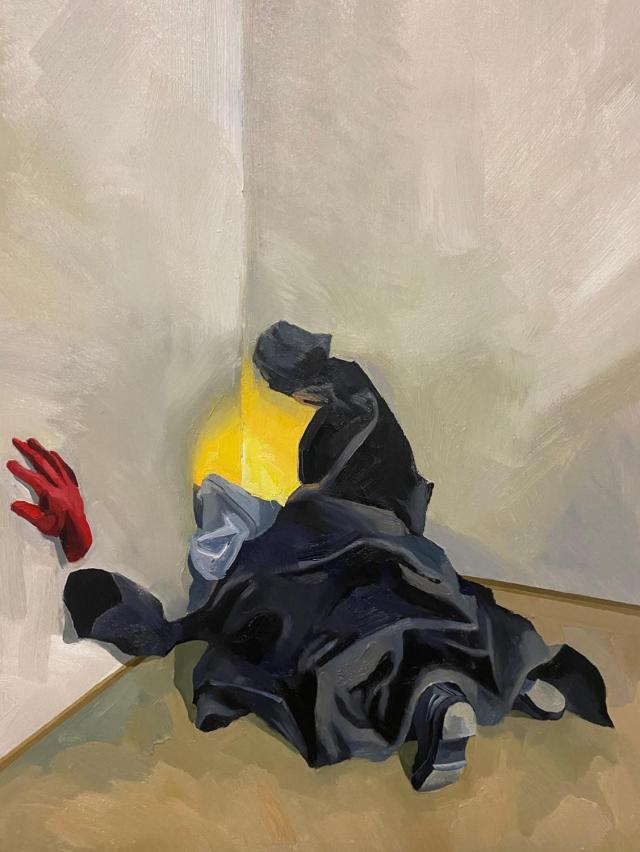 Lina Fateeva, Vzkříšení, 2023, olej na desce, 52 x 70 cm - do 06/29